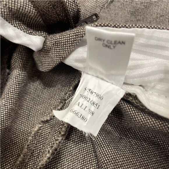 BANANA REPUBLIC Wool Dress Pants Women 10 Martin Brown Preppy Academia Office 10 - Picture 7 of 16